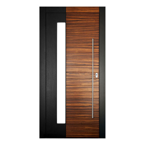 Eingangstür - KNOSSOS - Block95 Wooden Doors And Windows - Massivholz / einflügelig / drehend
