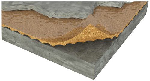Elastische Trittschalldämmung / Kork - ACOUSTICORK U32 - Total Vibration Solutions TVS