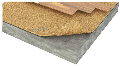 Elastische Trittschalldämmung / Folien - ACOUSTICORK C31 - Total Vibration Solutions TVS - Kork