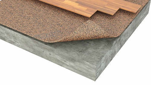 Elastische Trittschalldämmung / Folien - ACOUSTICORK T66 - Total Vibration Solutions TVS - Gummi / Kork