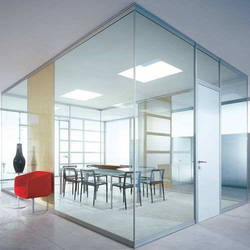 Abnehmbare Trennwand - UNICA R - DIVILUX - Glas / für professionellen Einsatz / Büro