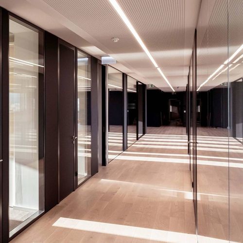 Abnehmbare Trennwand - METRICA V - DIVILUX - mit Doppelverglasung / für professionellen Einsatz / Büro
