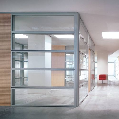 Abnehmbare Trennwand - METRICA S - DIVILUX - Glas / für professionellen Einsatz / Büro