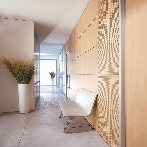 Abnehmbare Trennwand - METRICA SOLID - DIVILUX - Holz / für professionellen Einsatz / Büro