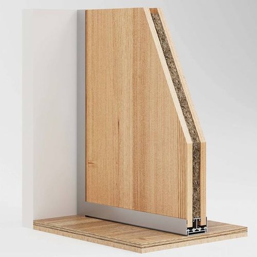 Abnehmbare Trennwand - RITMICA OPACA - DIVILUX - Holz / Aluminium / für professionellen Einsatz