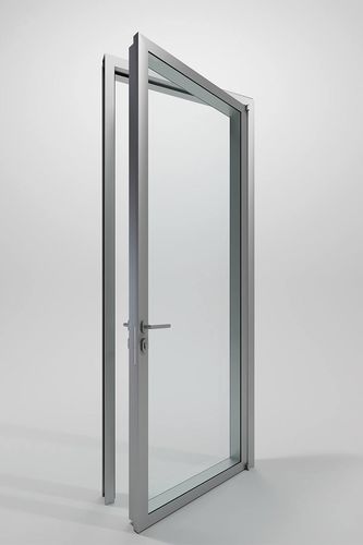 Tür für Innenbereich - FRAMED DOUBLE - DIVILUX - Glas / Metall / einflügelig