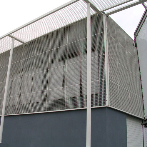 Gitterrost für Fassade - PRESS-LOCKED - JK TECHNIC - Edelstahl / Aluminium