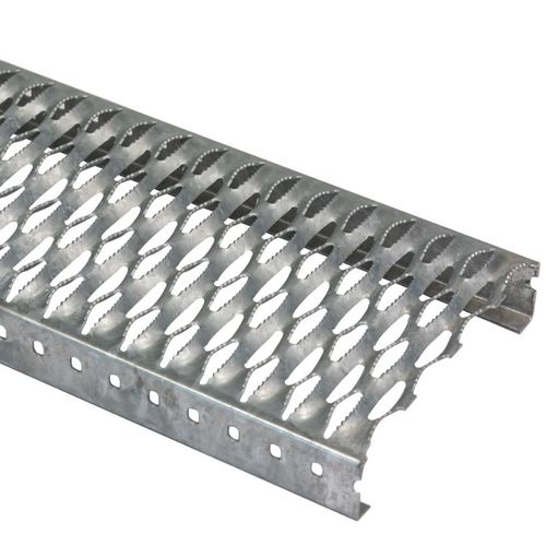 Stufe / galvanisiertem Stahl - PS-CRANT - JK TECHNIC - Aluminium / Edelstahl / rutschfest