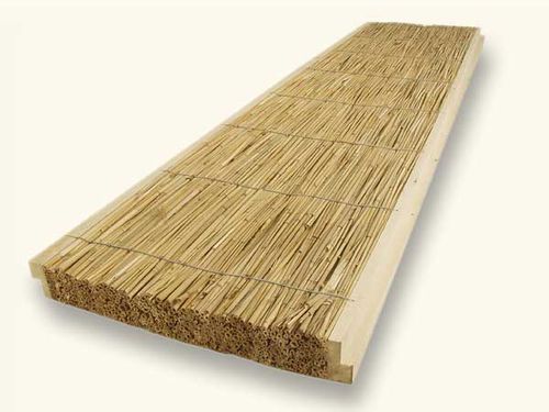 Thermoisolierung - 2,50 m x 0,625 m x 0,08 m - Hiss Reet - auf Pflanzenbasis / Platten / Innenbereich