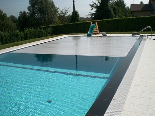 Latten-Poolabdeckung - TP-3 - Favaretti - automatisch / Sicherheit / eingetaucht