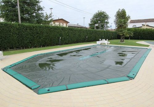 Winter-Poolabdeckung - DEBRIS - Favaretti - eingetaucht / für eingelassenes Schwimmbad