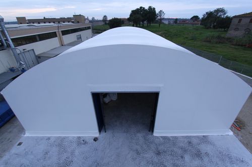 Metallrahmen-Flächentragwerk - STORAGE BUILDINGS - Favaretti - für Abdeckung / für Industrieanwendung / PVC-Folie