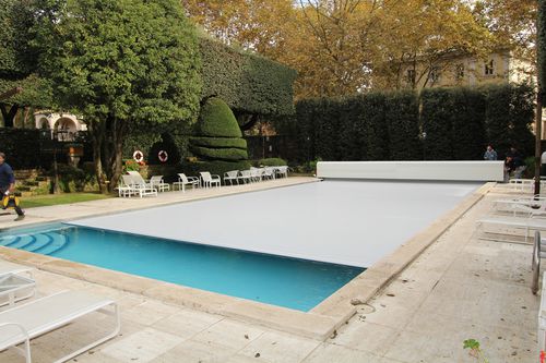 Latten-Poolabdeckung - TP FT MODEL / ECOROLL MODEL - Favaretti - automatisch / Sicherheit / für eingelassenes Schwimmbad