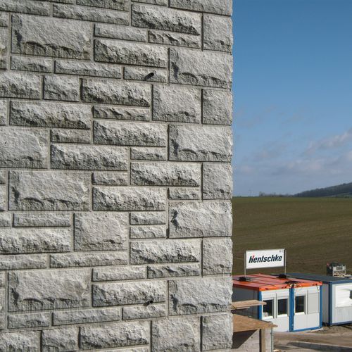 Schalungsform für Fassaden - LAUSITZER GRANIT - NOE PLAST - für Stützmauer / Steinverblendungsoptik / für Sichtbeton