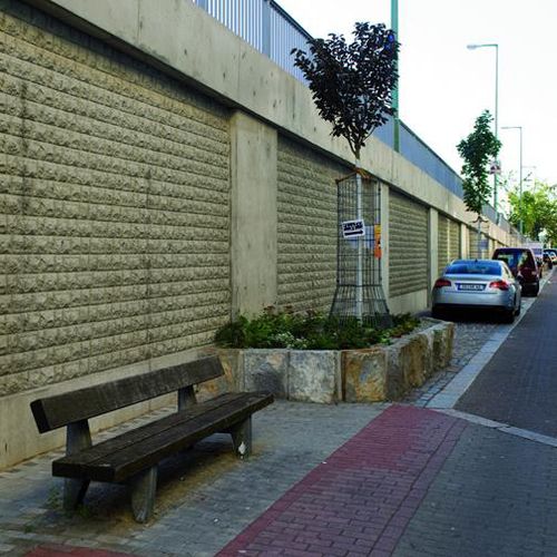 Schalungsform für Stützmauer - METZ II - NOE PLAST - Steinoptik / für Sichtbeton / für Beton