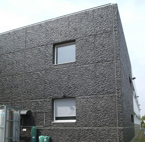 Schalungsform für Fassaden - GRANIT IV - NOE PLAST - für Stützmauer / Steinoptik / für Sichtbeton