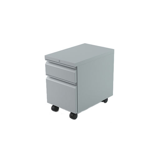 Metall-Schreibtischcontainer - DISCOVER - artcobell - mit 2 Schubladen / auf Rollen / mobil