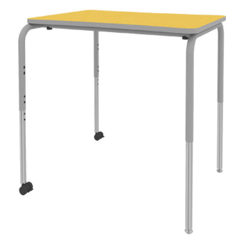 Moderner Unterrichtstisch - artcobell - Laminat / Gestell aus Metall / rechteckig