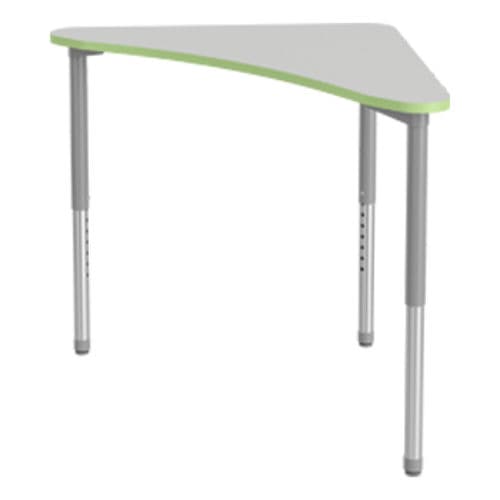 Moderner Unterrichtstisch - SWOOP - artcobell - Laminat / Gestell aus Metall / dreieckig