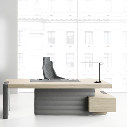 Chefschreibtisch - CONTACT - UFFICIO DESIGN ITALIA - bodenstehend / modern / Holz