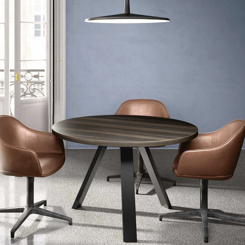 Moderner Besprechungstisch - FUJI EXECUTIVE - UFFICIO DESIGN ITALIA - lackiertes Holz / melaminbeschichtet / Glas