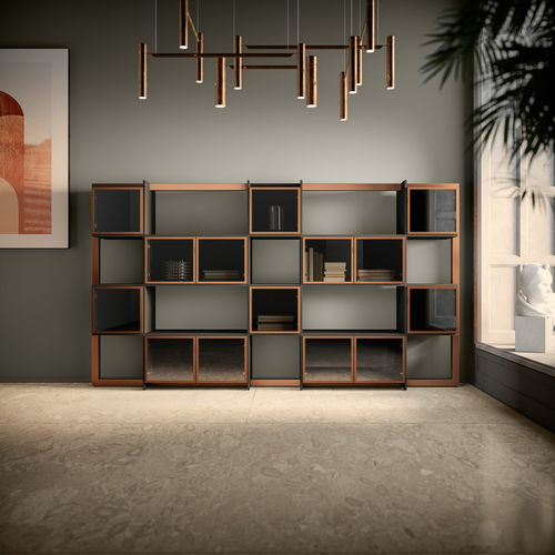 Wandmontiertes Regal - GOOD  - UFFICIO DESIGN ITALIA - modern / melaminbeschichtet / mit Stauraum