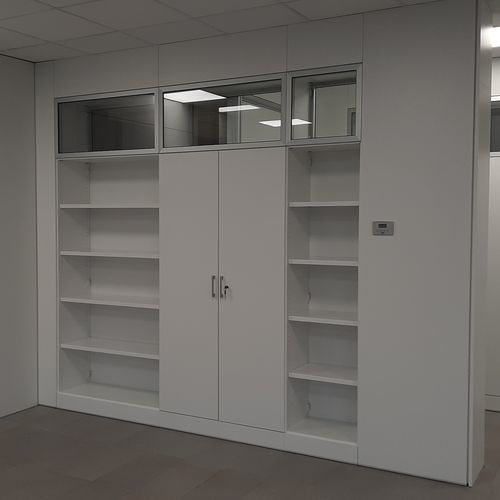 Schrank-Trennwand / für Büro - ONE - UFFICIO DESIGN ITALIA