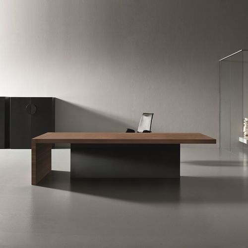 Chefschreibtisch - KYOTO - UFFICIO DESIGN ITALIA - bodenstehend / modern / Holz
