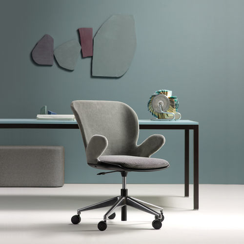 Moderner Bürostuhl - MIX - UFFICIO DESIGN ITALIA - für den Innenraum / Stoff / Gestell aus Metall