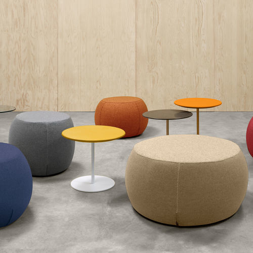 Modernes Sitzkissen - PUFF - UFFICIO DESIGN ITALIA - Stoff / rund / quadratisch