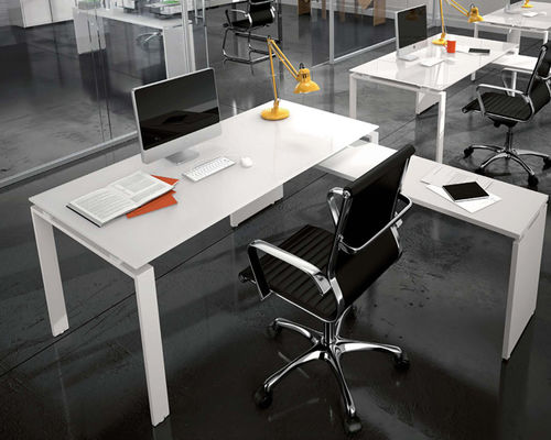 Schreibtisch für Open Space - SMART - UFFICIO DESIGN ITALIA - modern / Aluminium / Laminat