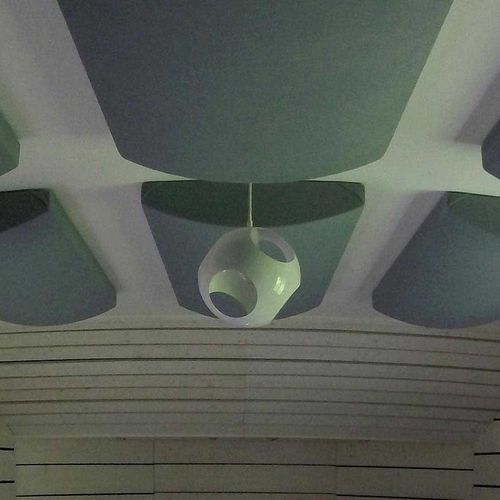 Akustikplatte für Decke - EBONY® - Jocavi - Acoustic Panels, Lda - für Wand / Polyurethan / rechteckig