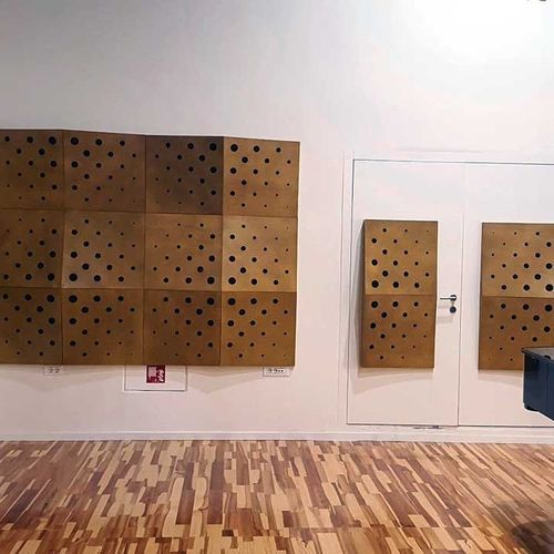 Akustik-Wandpaneel - WOODFOIL® AB - Jocavi - Acoustic Panels, Lda - Sperrholz / Birke / quadratisch
