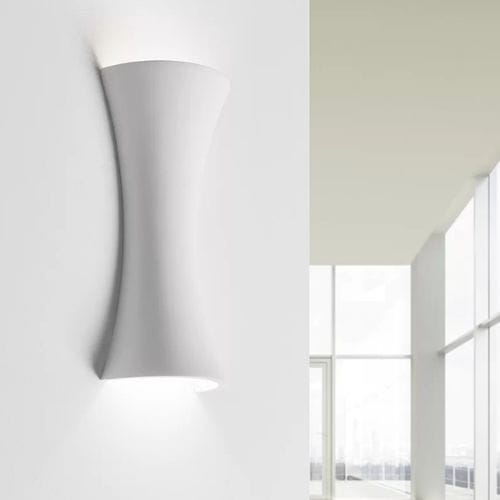 Moderne Wandleuchte - PALE  - URBAN - für den Innenraum / Gips / LED