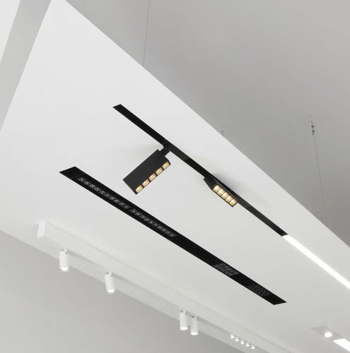 LED-Schienenleuchte - LEVA 5 - Lucifero's - rechteckig / extrudiertes Aluminium / für Gewerbegebrauch
