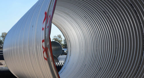 Metallrohrleitung - HEL-COR CSP - Armtec - für Drainagesystem / perforiert