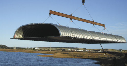 Wellblech - STRUCTURAL PLATE - Armtec - gewölbt / Aluminium / für Brückenbau