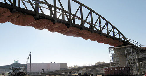 Stahlbrücke - Armtec - Fachwerk / für Fußgänger / Fertig