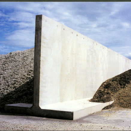 Stahlbeton-Stützmauer - concast - modular / Fertigbau / für Brückenbau