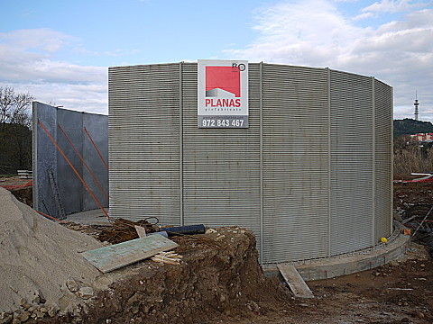 Wasserspeichertank - Planas - Fertigbau / Stahlbeton