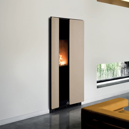 Pelletkaminofen - QUARTZ - Richard le Droff - 7 kW / modern / Stahl