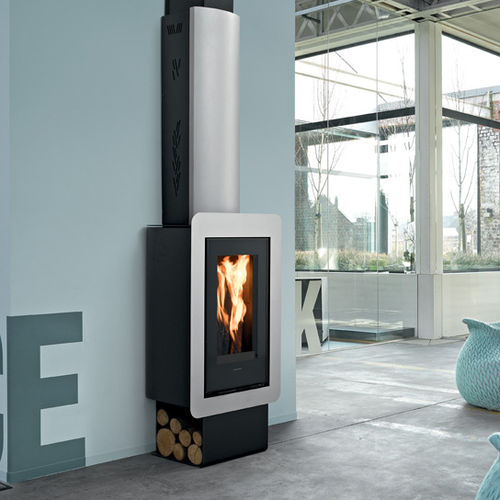 Holz-Kaminofen - MIKADO - Richard le Droff - 0 - 5 kW / modern / Stahl