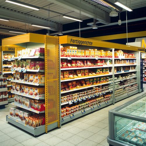 Gondelregal für Supermärkte - COMBI  - Otto Kind GmbH & Co. KG