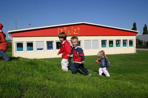 Modulgebäude - WIENER NEUDORF - Containex - aus verzinktem Stahl / Stahlrahmen / für Kindergarten