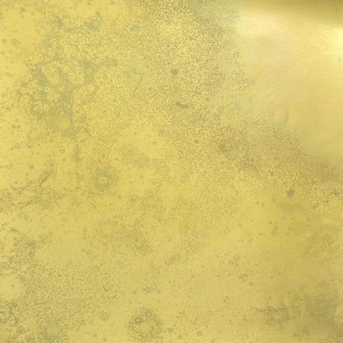 Moderne Tapete - PHOENIX - CALICO WALLPAPER - abstraktes Motiv / Metalloptik / gelb