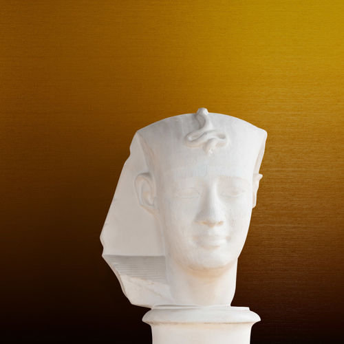 Moderne Tapete - PYRITE - CALICO WALLPAPER - einfarbig / mit Holzeffekt / gold