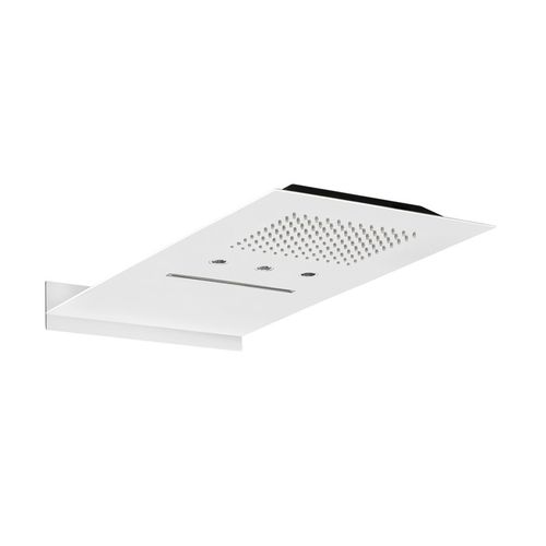 Wandmontierter Duschkopf - SF080 D - AQUAelite® - rechteckig / Regenstrahl