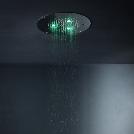 Duschkopf für Deckeneinbau - SF050 B - AQUAelite® - rund / Regenstrahl / Wasserfall