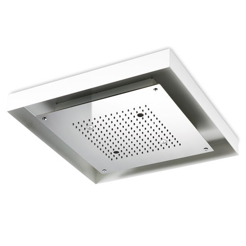 Duschkopf für Deckeneinbau - SF130B - AQUAelite® - quadratisch / Regenstrahl / mit integrierter Beleuchtung