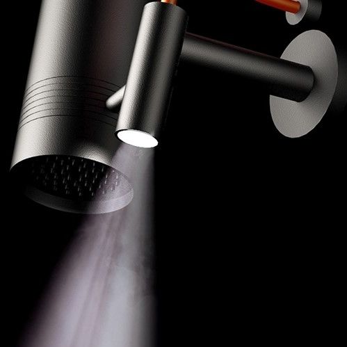 Wandmontierter Duschkopf - KINO - AQUAelite® - rund